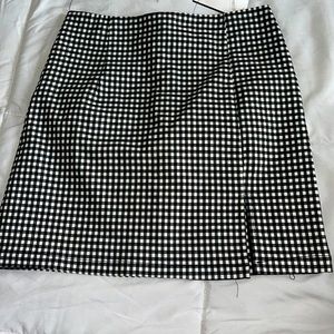 Black and white skirt